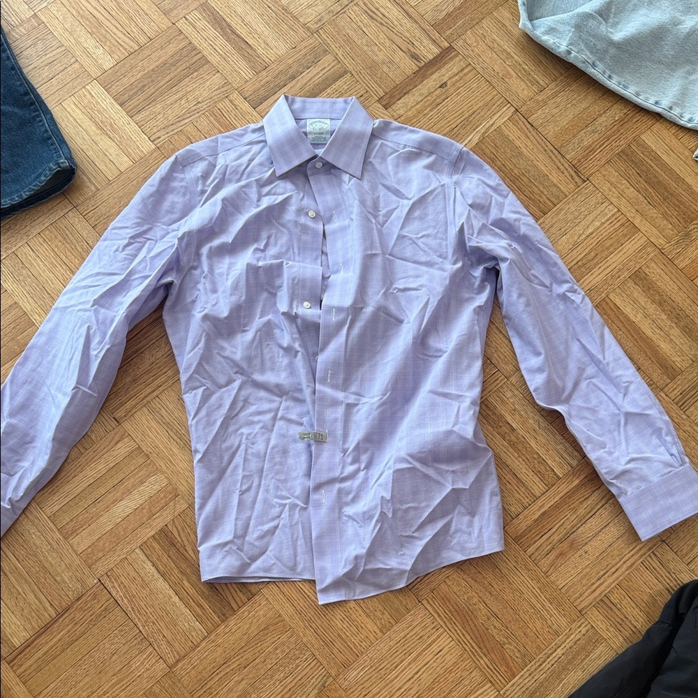 Men's brooks brothers Purple Dress Shirt